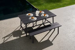 Fatboy Fred's Medium Table Table de jardin, black, 170x90x76 cm