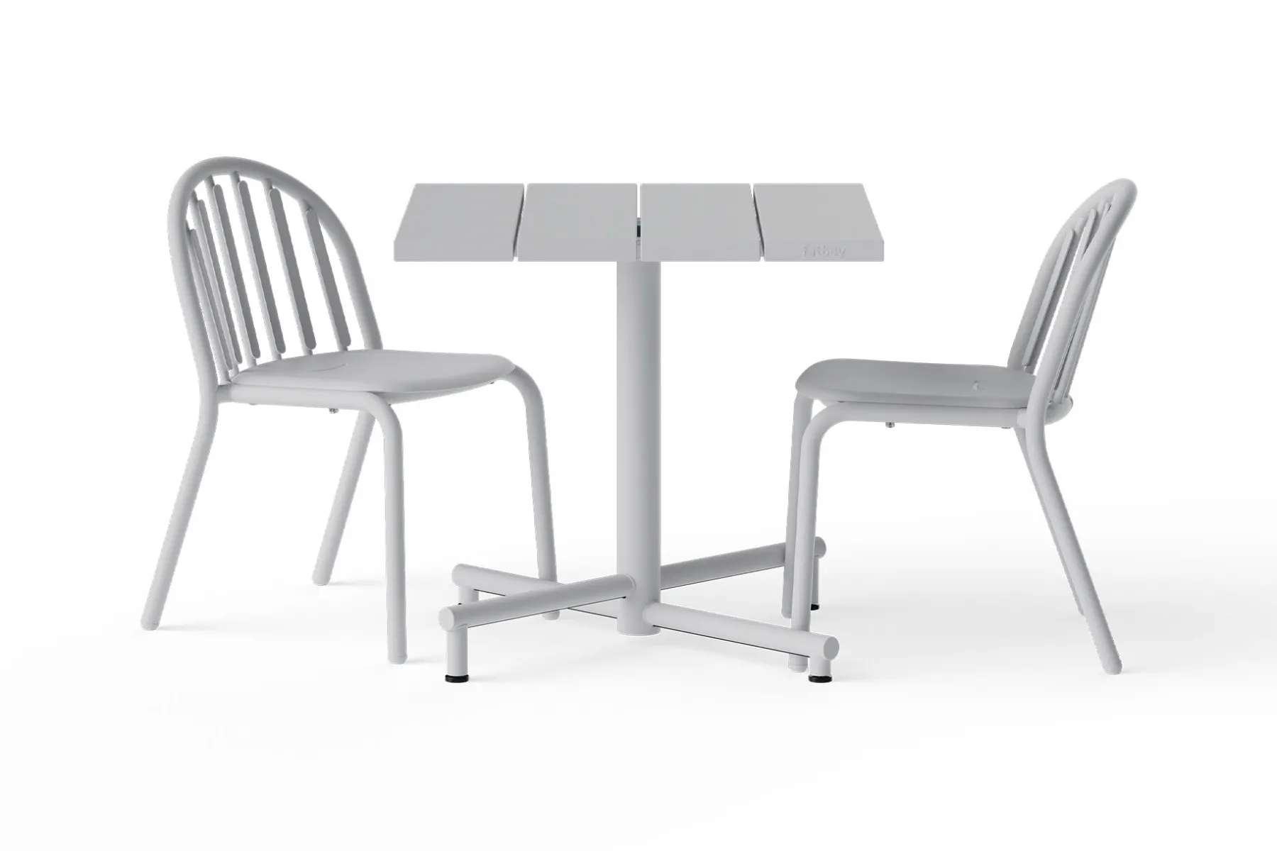 Fatboy Fred's Square Bistreau Petite table de jardin carrée, 80x80x76 cm