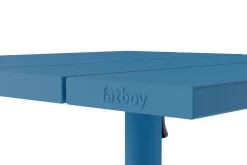 Fatboy Fred's Square Bistreau Petite table de jardin carrée, bleu, 80x80x76 cm
