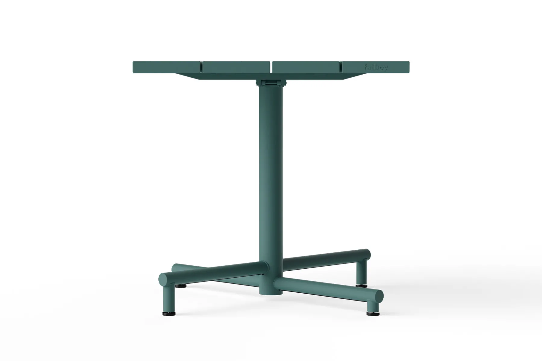 Fatboy Fred's Square Bistreau Petite table de jardin carrée, vert, 80x80x76 cm