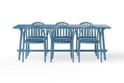 Fatboy Fred's Table Table de jardin, bleu, 220x100x76 cm