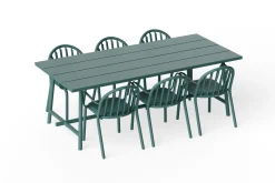 Fatboy Fred's Table Table de jardin, vert, 220x100x76 cm