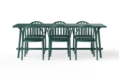 Fatboy Fred's Table Table de jardin, vert, 220x100x76 cm