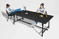 Fatboy Fred's Table Table de jardin, black, 220x100x76 cm