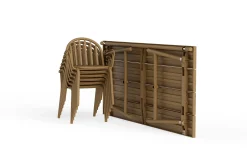 Fatboy Fred's Table Table de jardin, marron, 220x100x76 cm