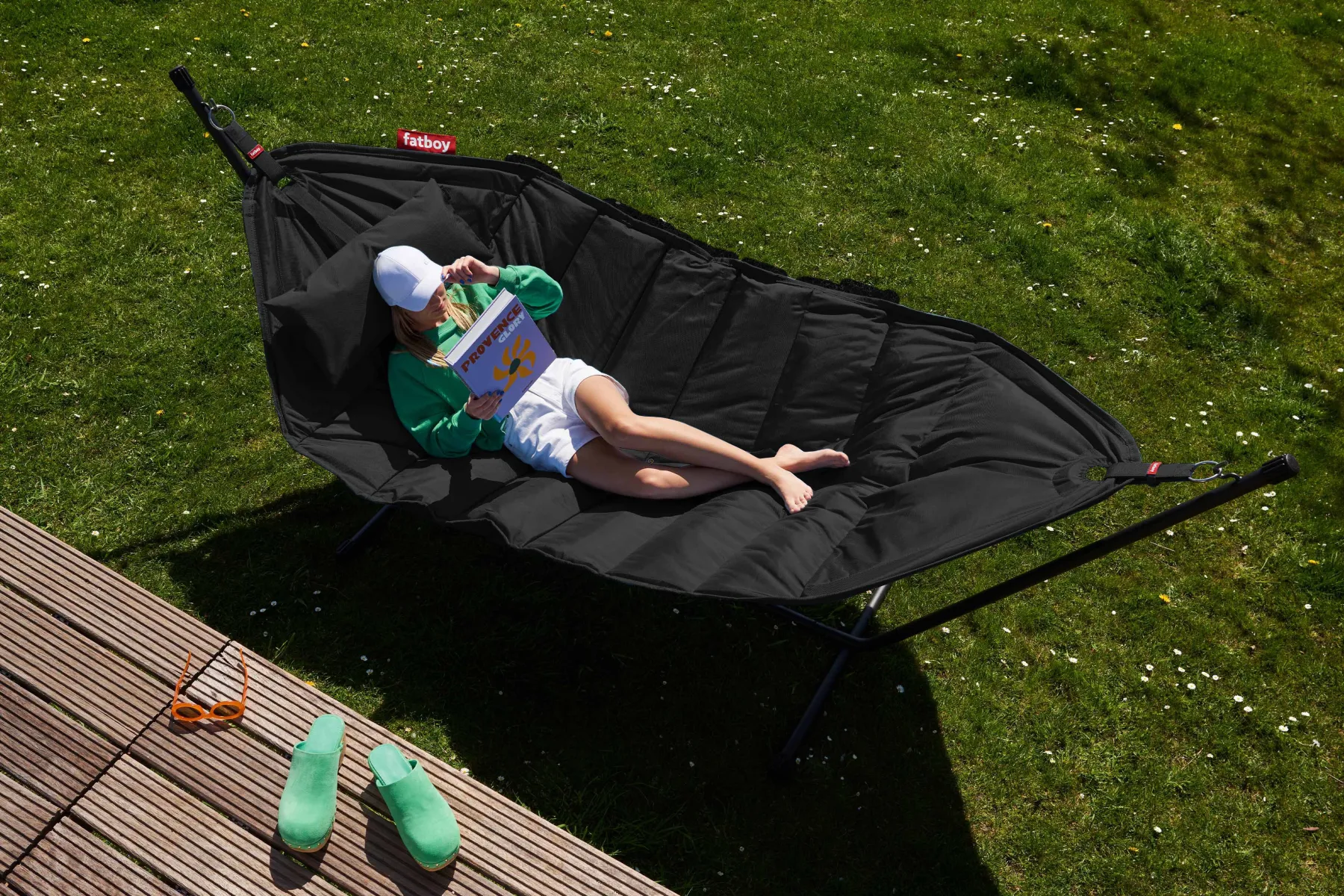 Fatboy Headdemock Hamac avec support, 270x138x110 cm