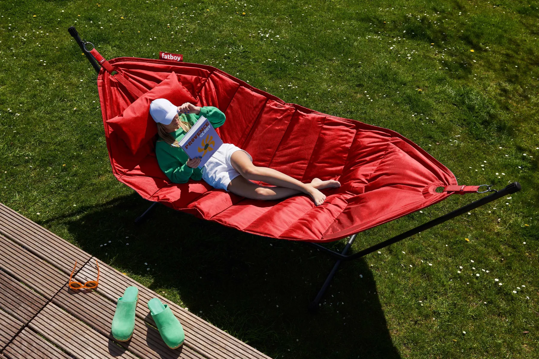 Fatboy Headdemock Hamac avec support, 270x138x110 cm