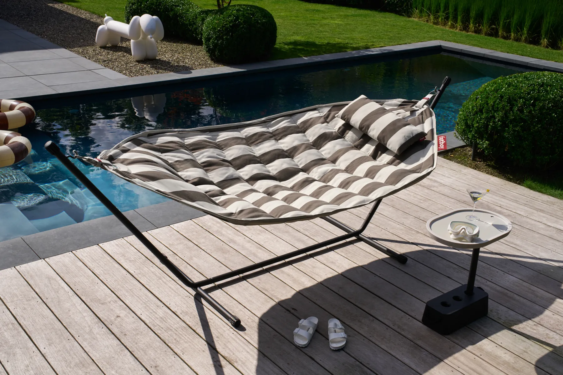 Fatboy Headdemock Superb Hamac avec support, 270x138x110 cm