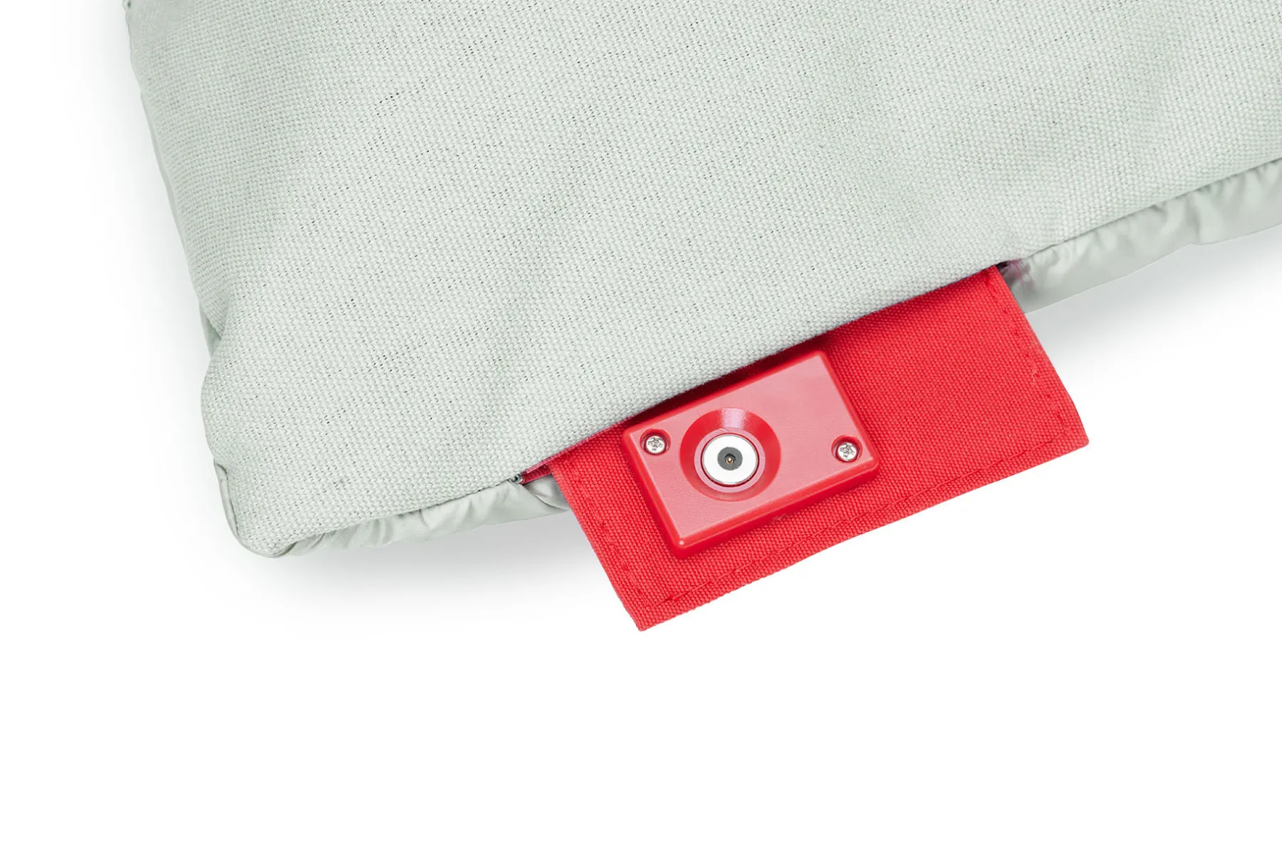 Fatboy Hotspot Pillow Quadro Coussin chauffant, argent, 45x45x17.5 cm