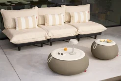 Fatboy Humpty Outdoor Tables basses d'extérieur, gris, 65x65x35 cm