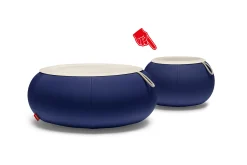 Fatboy Humpty Outdoor Tables basses d'extérieur, bleu, 65x65x35 cm