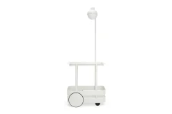 Fatboy Jolly Trolley Table de bar mobile, blanc, 78x55x200 cm