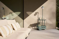 Fatboy Jolly Trolley Table de bar mobile, vert, 78x55x200 cm