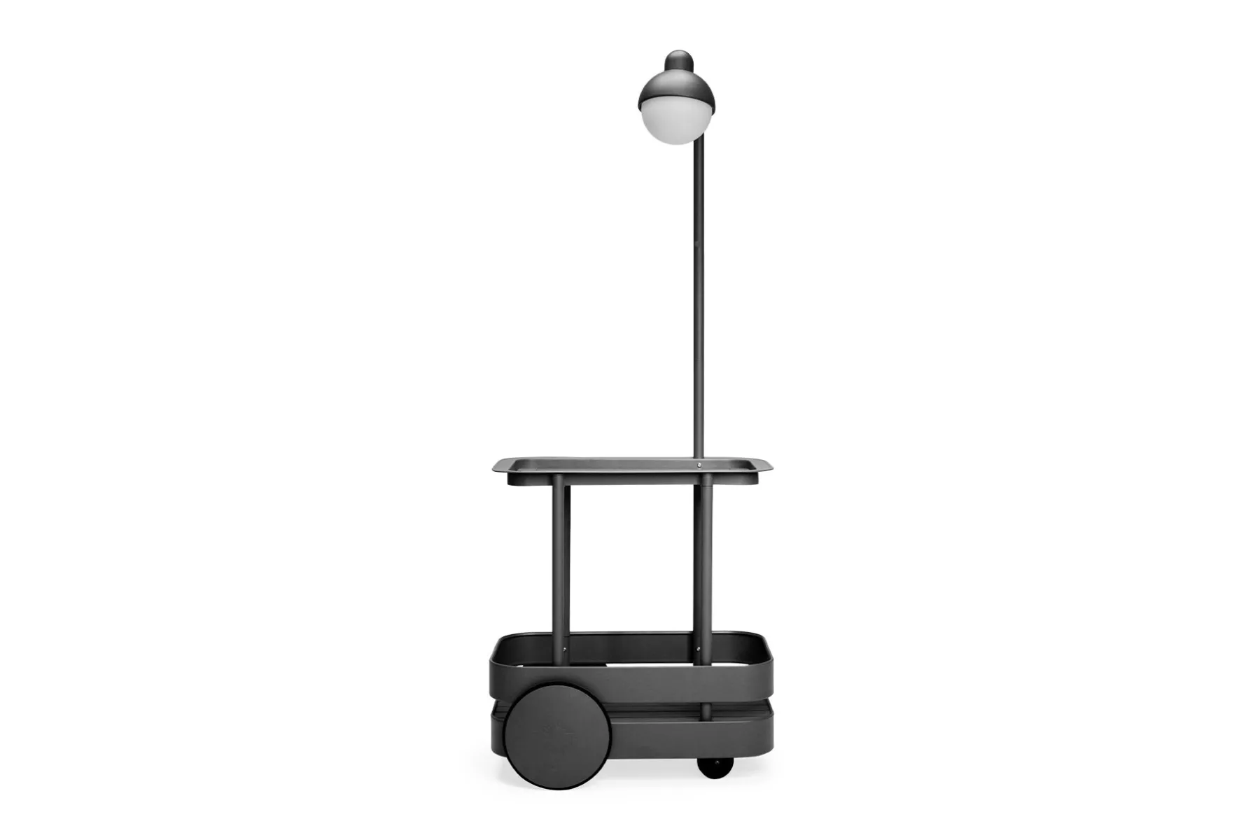 Fatboy Jolly Trolley Table de bar mobile, black, 78x55x200 cm