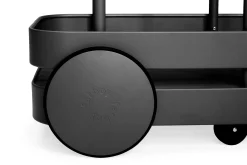 Fatboy Jolly Trolley Table de bar mobile, black, 78x55x200 cm