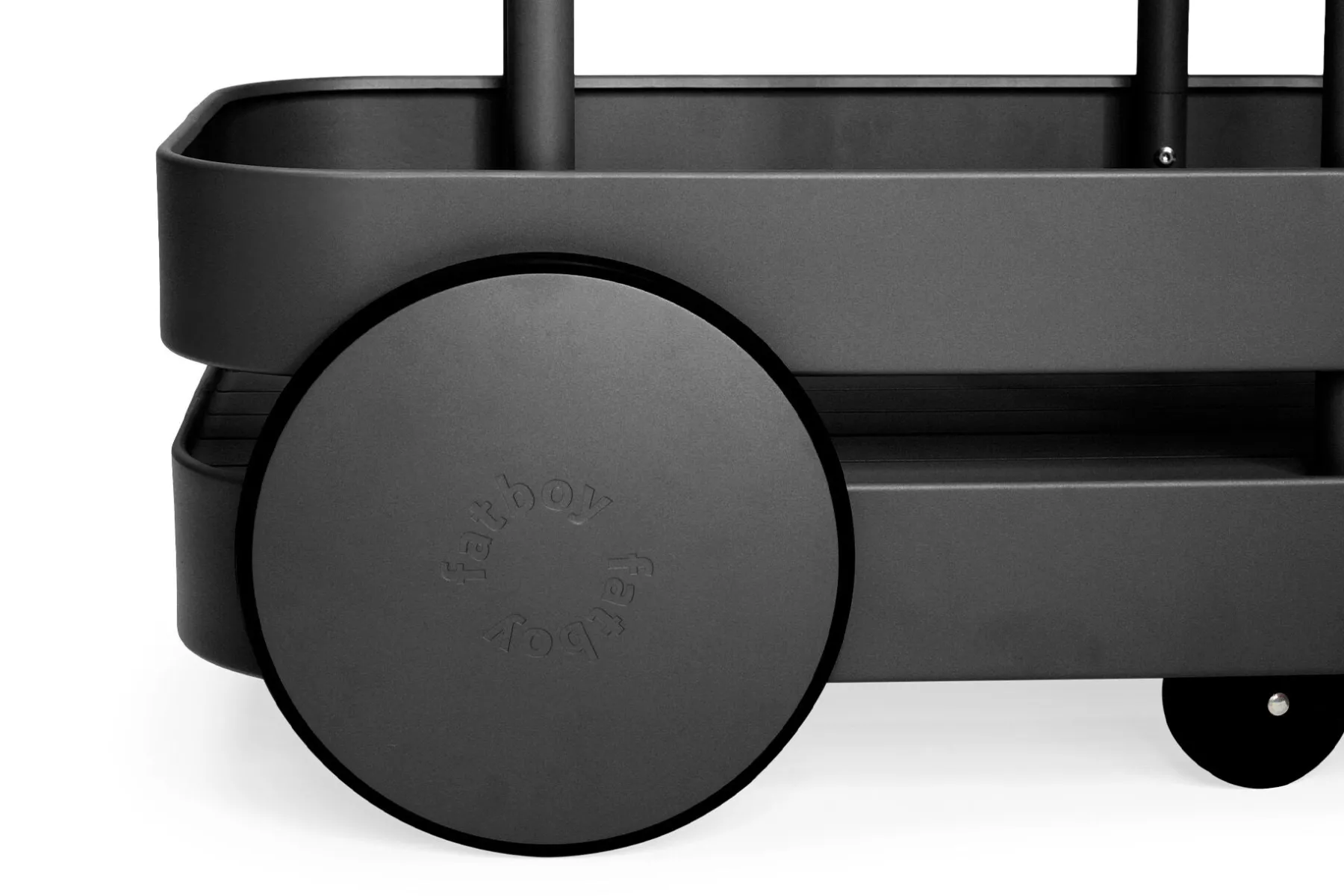 Fatboy Jolly Trolley Table de bar mobile, black, 78x55x200 cm