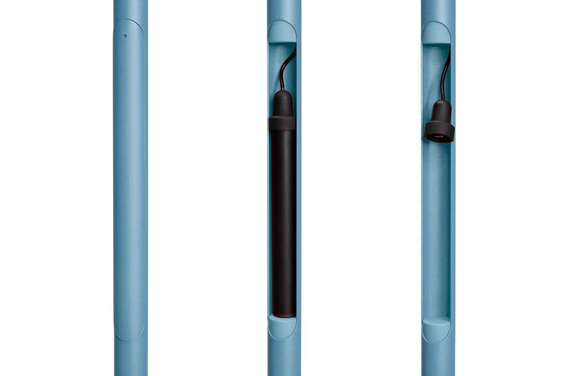 Fatboy Jolly Trolley Table de bar mobile, bleu, 78x55x200 cm
