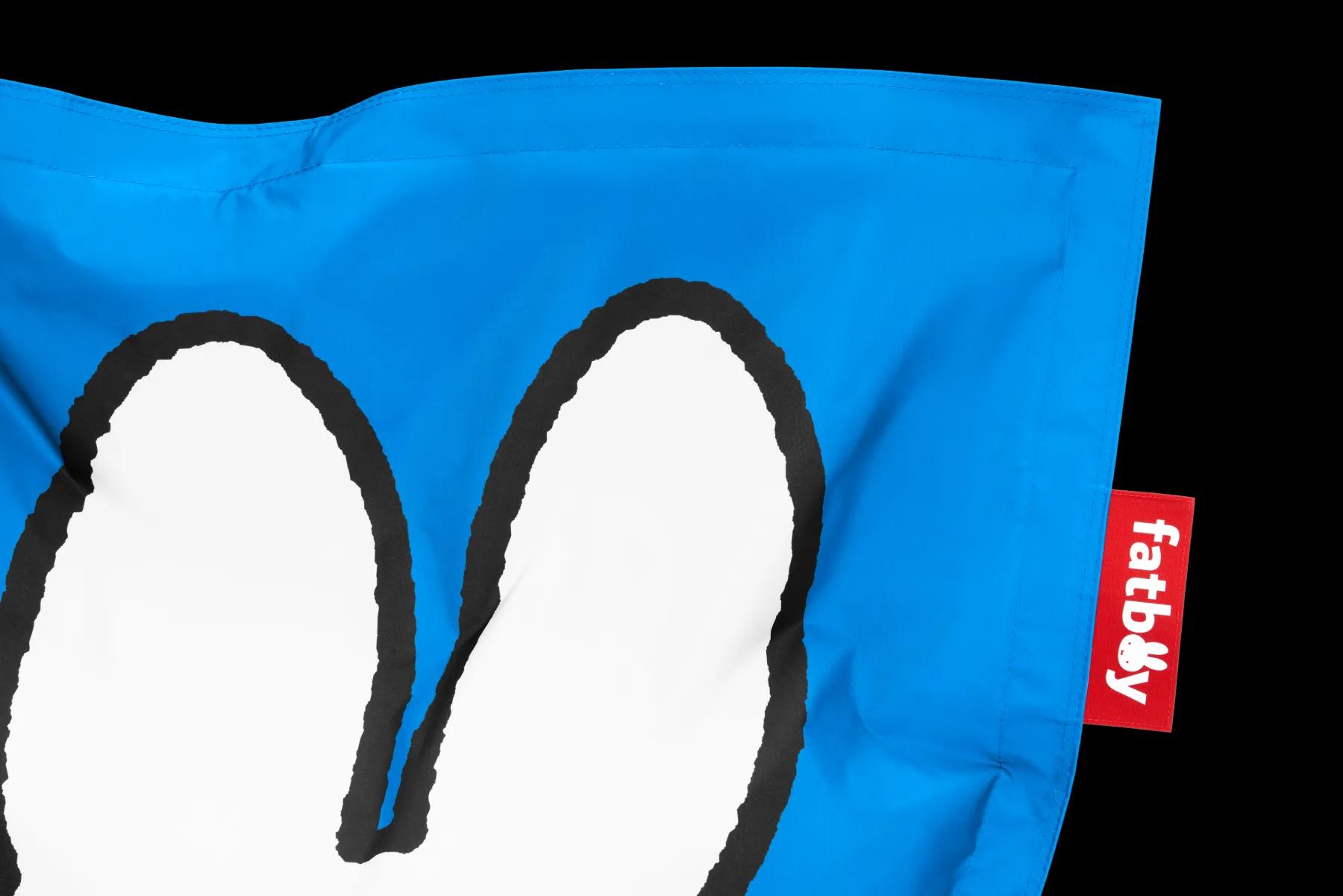 Fatboy Junior Nylon x Miffy / Boris Pouf géant Miffy, bleu, 130x100 cm