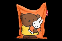 Fatboy Junior Nylon x Miffy / Boris Pouf géant Miffy Boris, orange, 130x100 cm