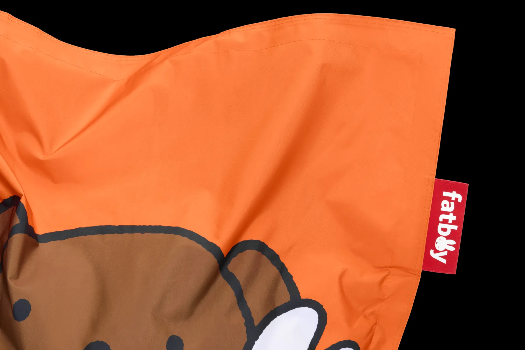 Fatboy Junior Nylon x Miffy / Boris Pouf géant Miffy Boris, orange, 130x100 cm