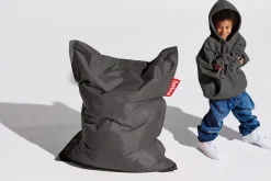 Fatboy Junior Pouf pour enfant, gris, 100x130 cm