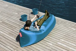 Fatboy Lamzac 3.0 Pouf gonflable, bleu, 185x83x50 cm