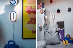 Fatboy Led's Strip Applique murale, bleu, 36.5x18.9x7 cm