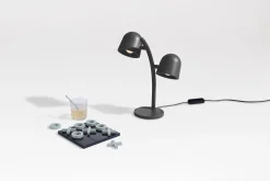 Fatboy Little Lebow Lampe de table dimmable, black, 17x29.2x42 cm