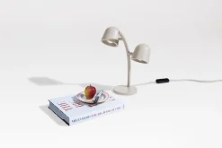 Fatboy Little Lebow Lampe de table dimmable, blanc, 17x29.2x42 cm