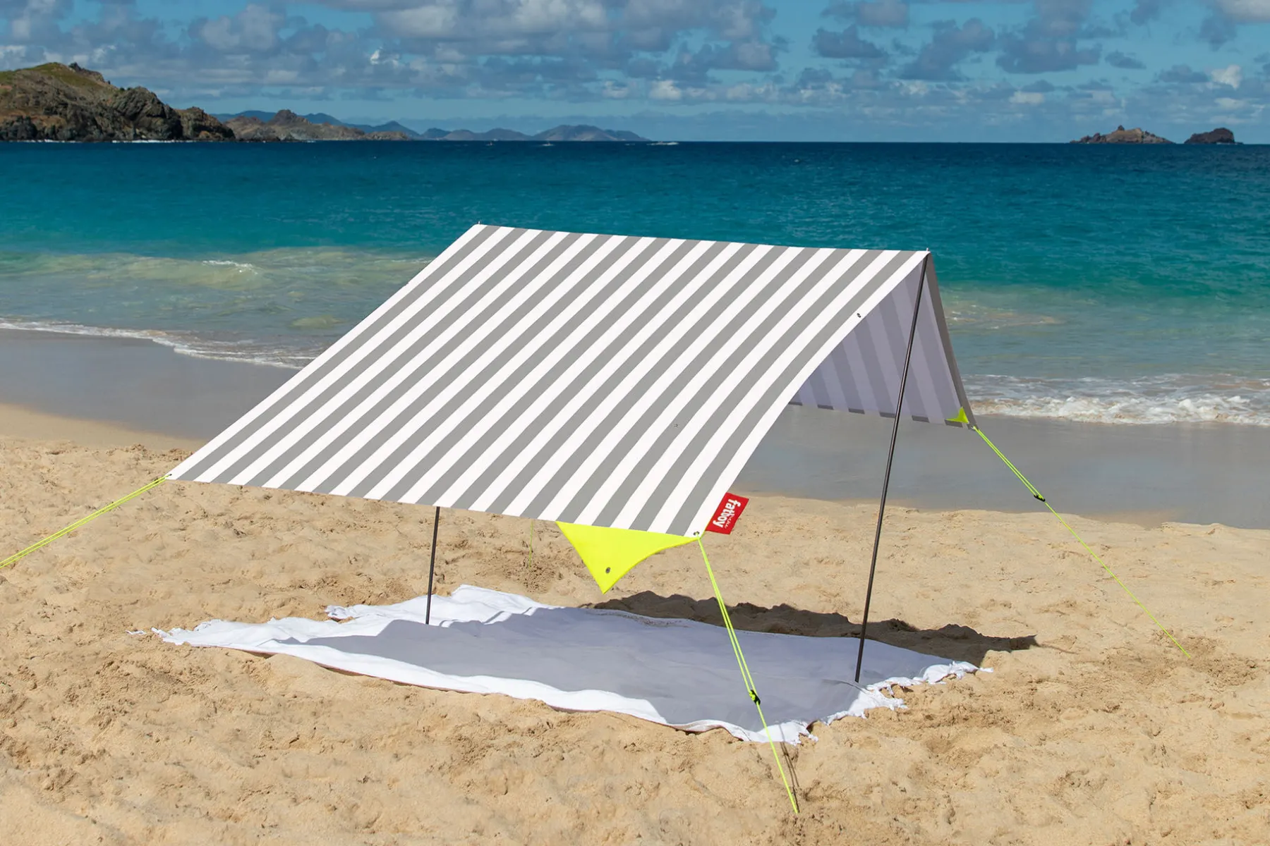 Fatboy Miasun Tente de plage portable, gris, 330x190x140 cm
