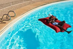 Fatboy Original Floatzac Pouf flottant, rouge, 134x180 cm