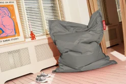 Fatboy Original Pouf d'intérieur, argent, 140x180 cm