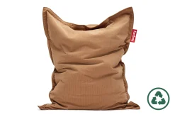 Fatboy Original Slim Cord Pouf en velours côtelé, marron, 120x155 cm