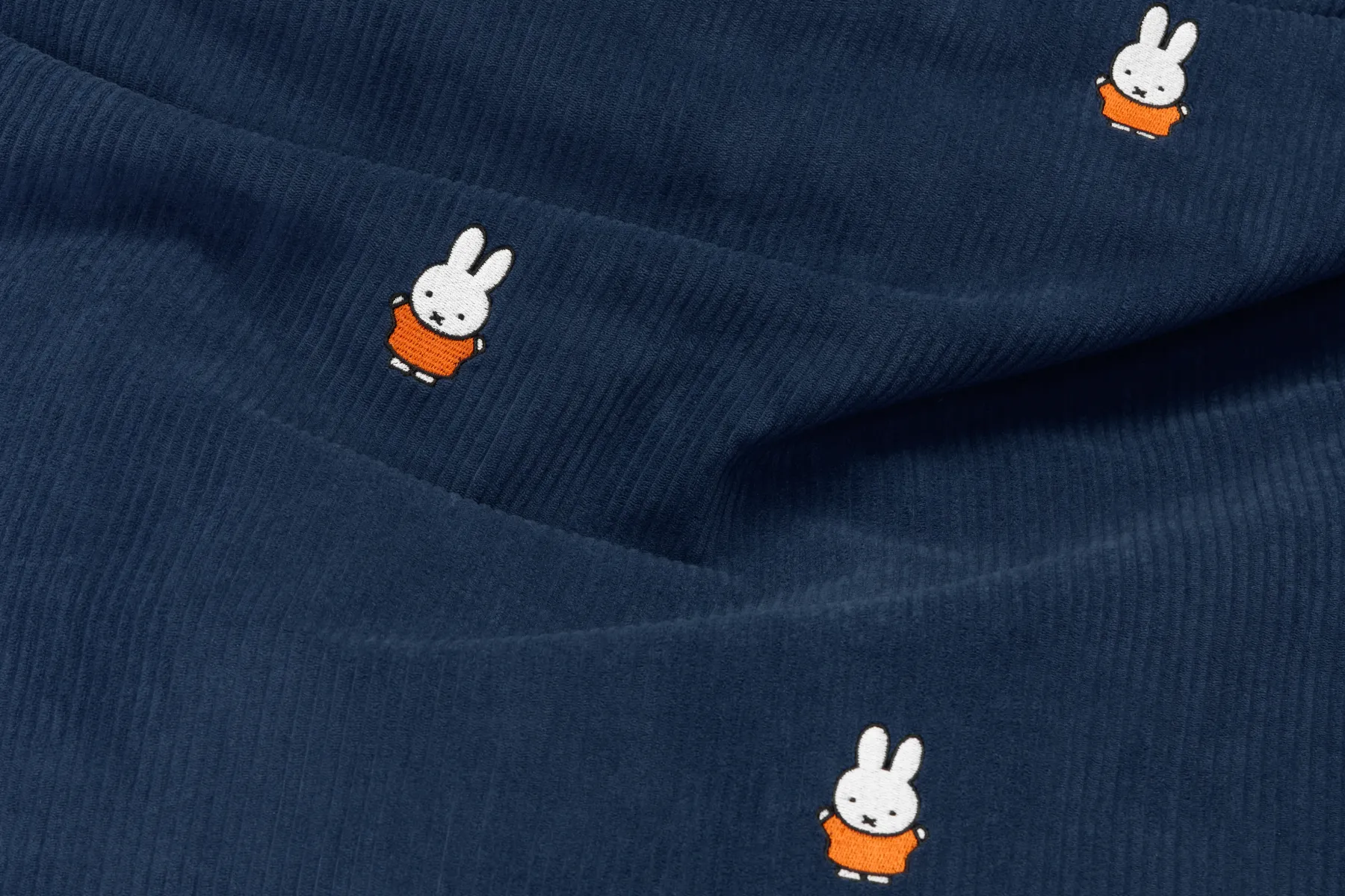 Fatboy Original Slim Cord x Miffy Pouf géant Miffy, 120x155 cm