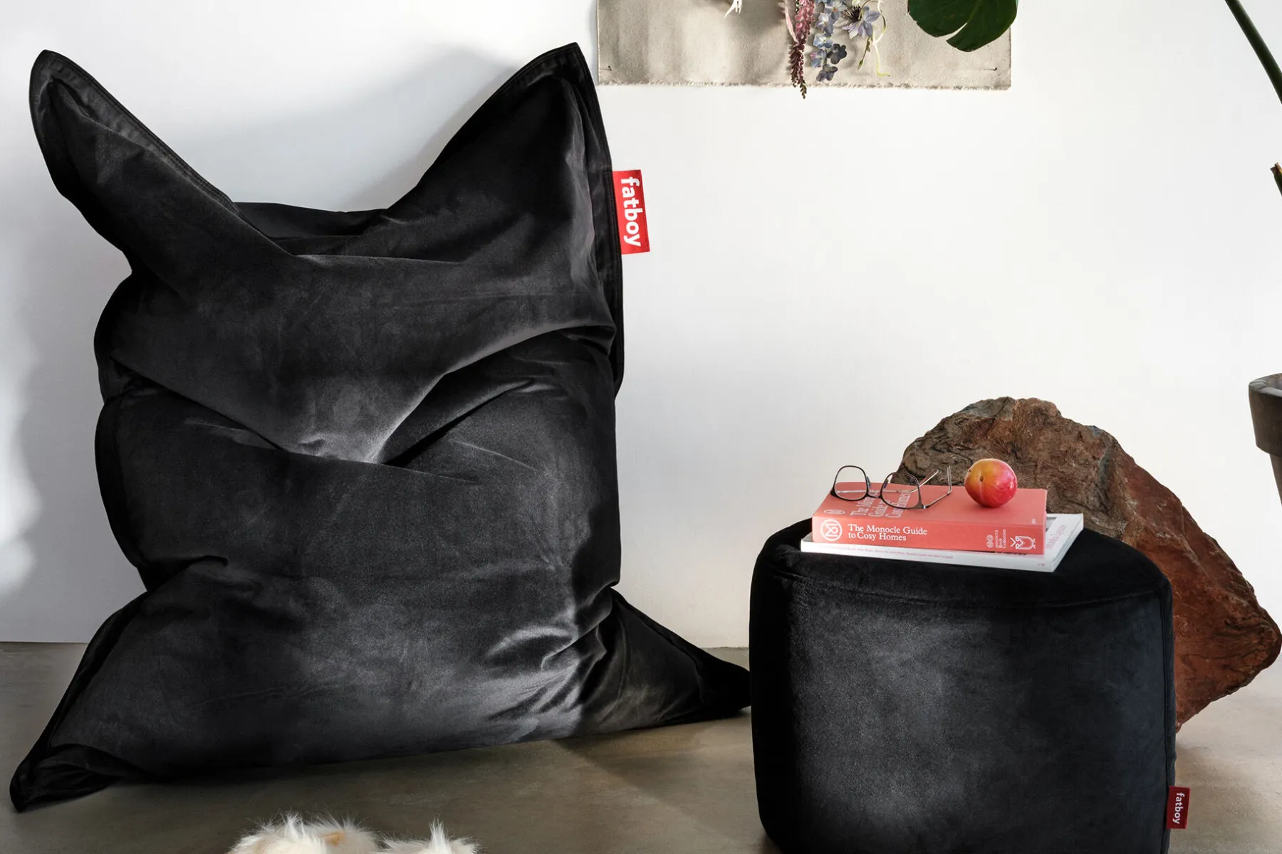 Fatboy Original Slim Velvet Pouf en velours, , 120x155 cm