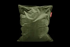 Fatboy Original Slim Velvet Pouf en velours, vert, 120x155 cm