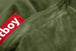 Fatboy Original Slim Velvet Pouf en velours, vert, 120x155 cm