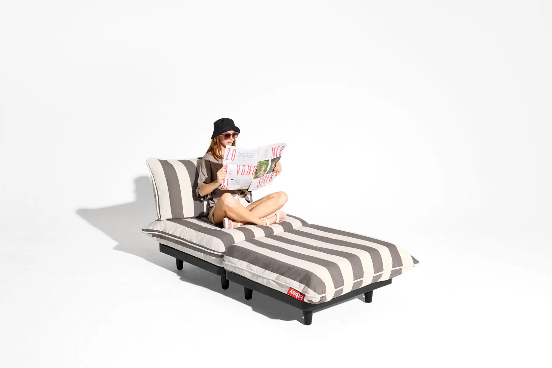 Fatboy Paletti Daybed Fauteuil lounge d’extérieur modulaire, 190x100x90 cm