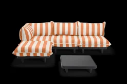 Fatboy Paletti Set Large + Table Ensemble lounge d’extérieur modulaire, 280x190x90 cm