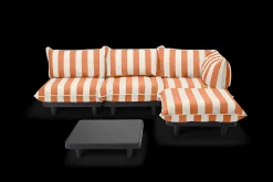 Fatboy Paletti Set Large + Table Ensemble lounge d’extérieur modulaire, 280x190x90 cm