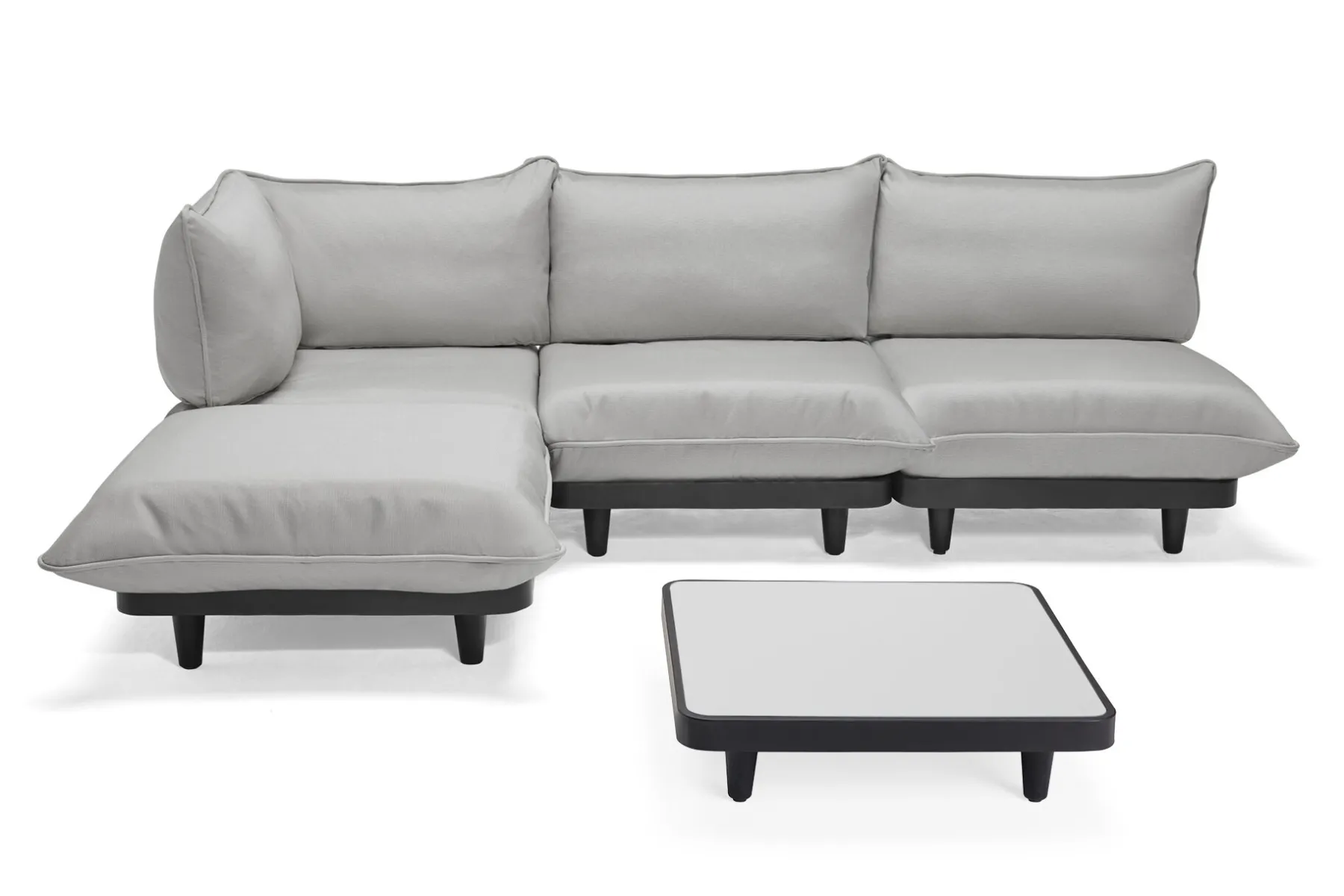 Fatboy Paletti Set Large Royal + Table Modular outdoor lounge set, 280x190x90 cm