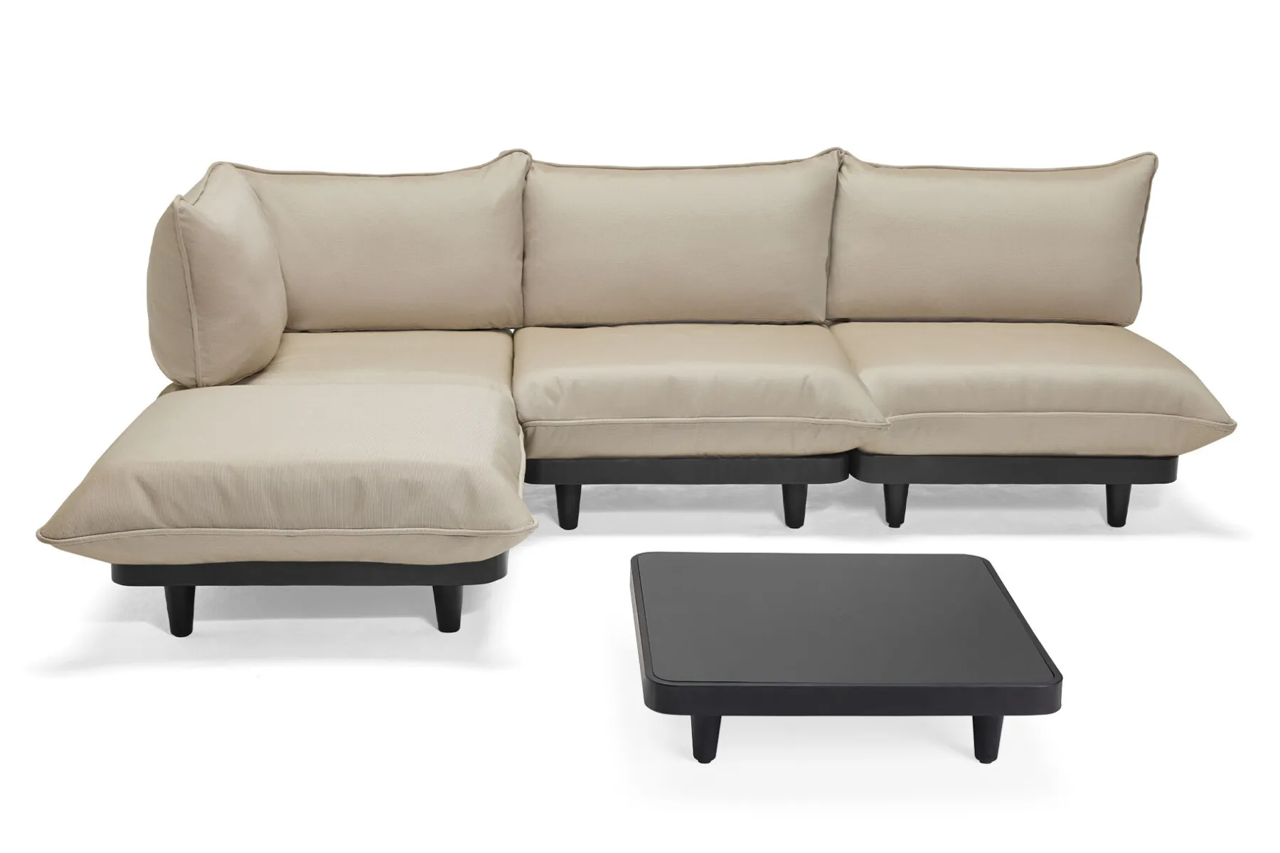 Fatboy Paletti Set Large Royal + Table Modular outdoor lounge set, 280x190x90 cm