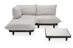 Fatboy Paletti Set Medium + Table Ensemble lounge d’extérieur modulaire, 190x190x90 cm