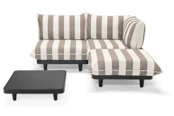 Fatboy Paletti Set Medium + Table Ensemble lounge d’extérieur modulaire, 190x190x90 cm