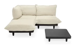 Fatboy Paletti Set Medium + Table Ensemble lounge d’extérieur modulaire, 190x190x90 cm