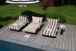 Fatboy Paletti Set Medium Royal + Table Ensemble lounge d’extérieur modulaire, 190x190x90 cm