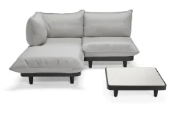 Fatboy Paletti Set Medium Royal + Table Ensemble lounge d’extérieur modulaire, 190x190x90 cm