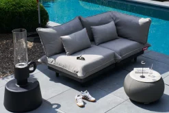 Fatboy Paletti Set Medium Royal + Table Ensemble lounge d’extérieur modulaire, 190x190x90 cm