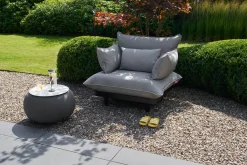 Fatboy Paletti Set Medium Royal + Table Ensemble lounge d’extérieur modulaire, 190x190x90 cm