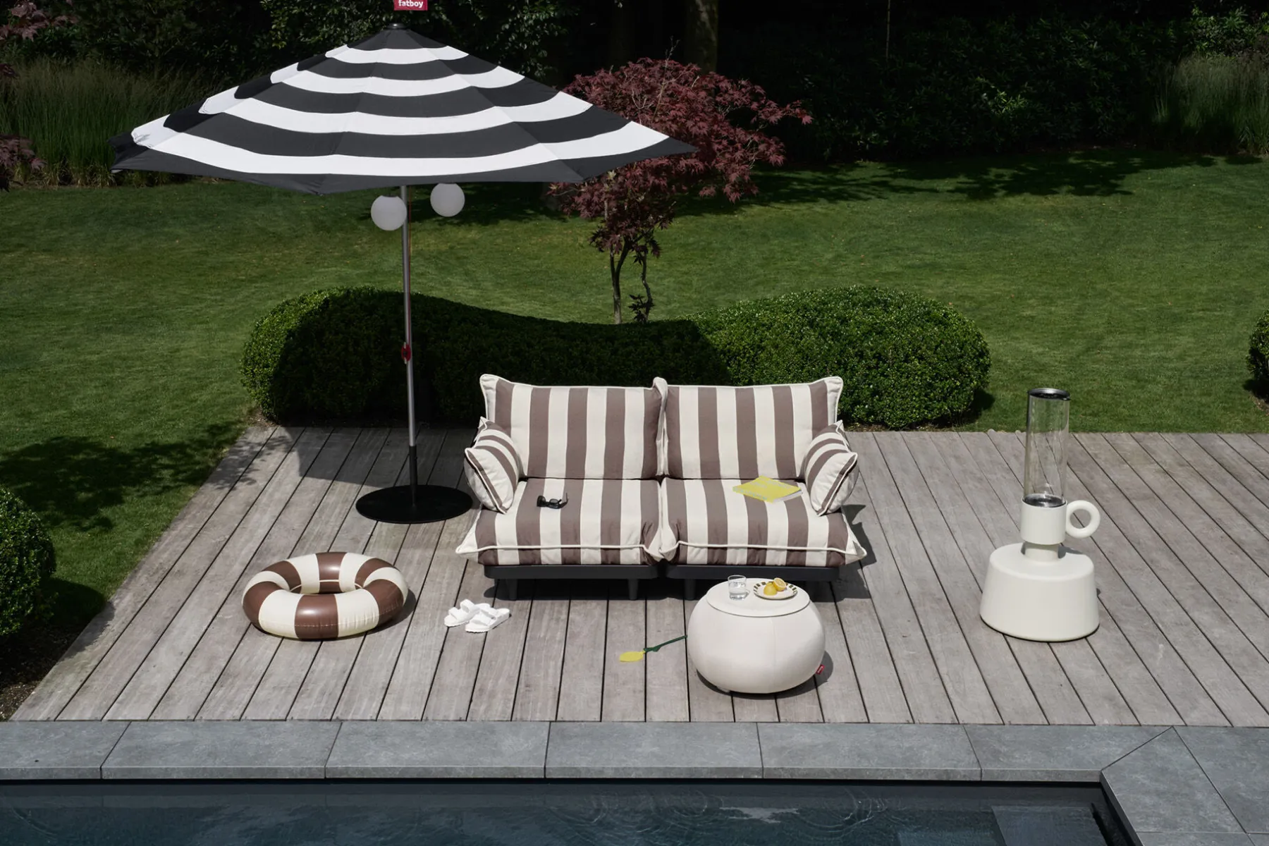 Fatboy Paletti Set Small Ensemble lounge d’extérieur modulaire, 190x100x90 cm